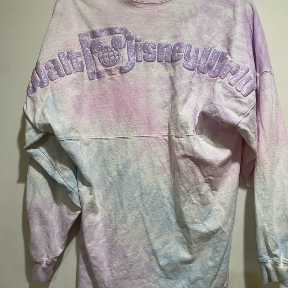 Disney Pastel Tie-Dye Women's Jersey Top - Picture 3 of 4